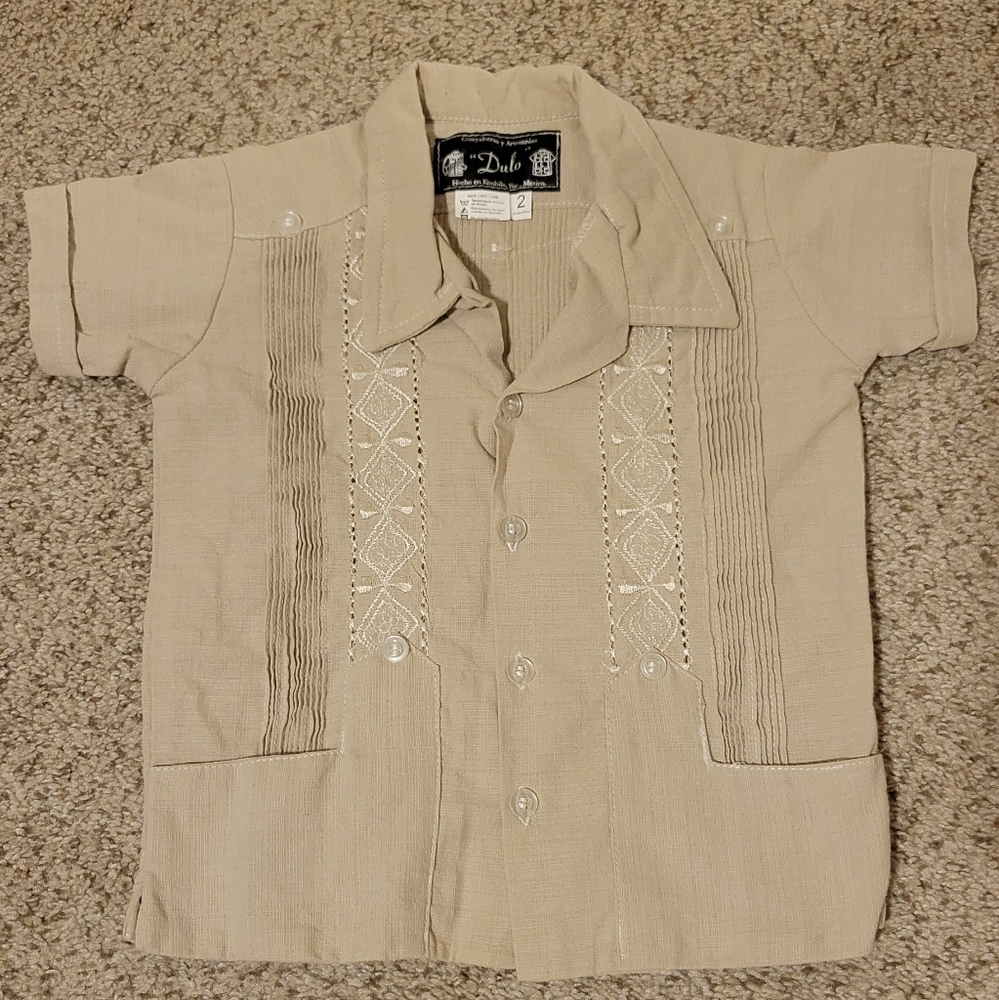 Guayabera Shirt, Toddler Size 2